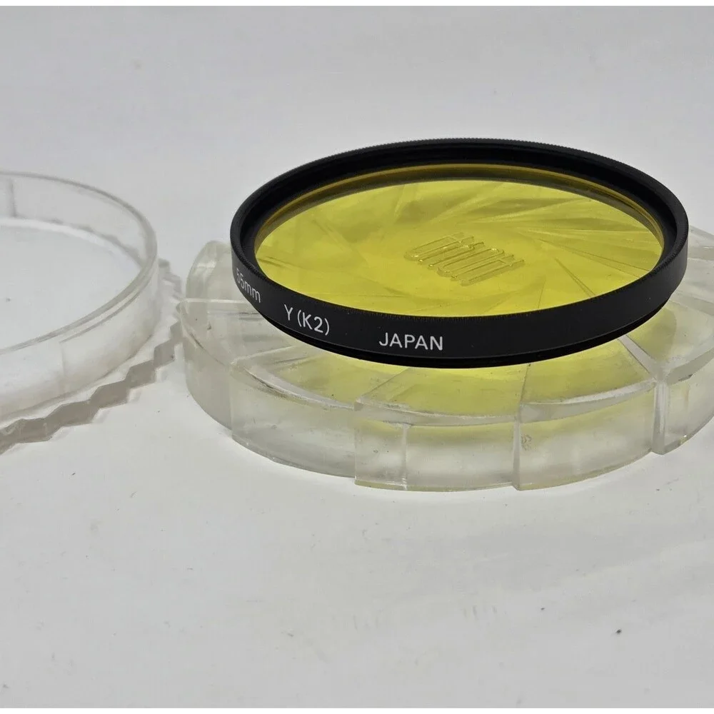 Hoya‎ 55mm Yellow K2 Filter Y(K2) for Black and White Film